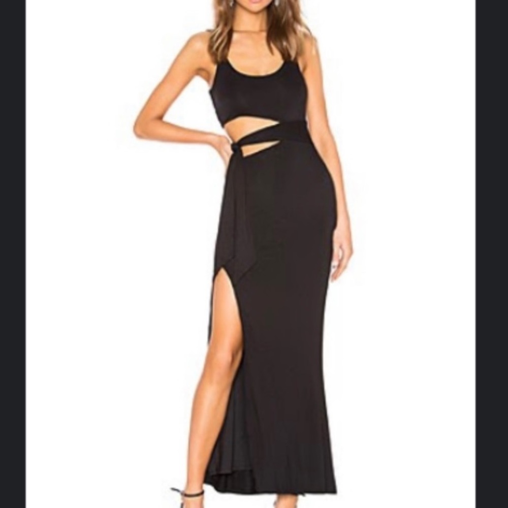 Lovers and Friends Isla Maxi Dress Onyx Black